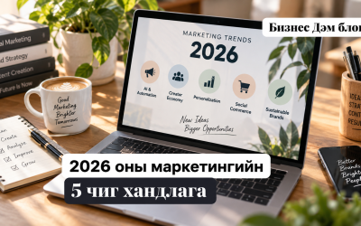 2026 оны маркетингийн 5 чиг хандлага | Бизнесүүд юу анхаарах вэ?